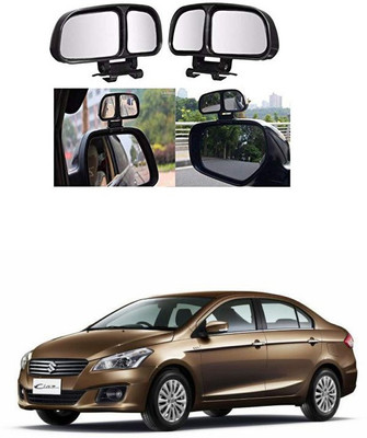 PRTEK Manual Remote Blind Spot Mirror For Maruti Suzuki Ciaz(Center)