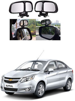 PRTEK Manual Remote Blind Spot Mirror For Chevrolet Sail(Center)