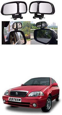 PRTEK Manual Remote Blind Spot Mirror For Maruti Suzuki Esteem(Center)