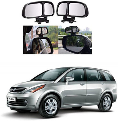 PRTEK Manual Remote Blind Spot Mirror For Tata Aria(Center)