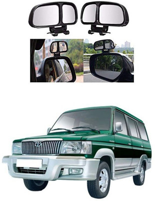 PRTEK Manual Remote Blind Spot Mirror For Toyota Qualis(Center)