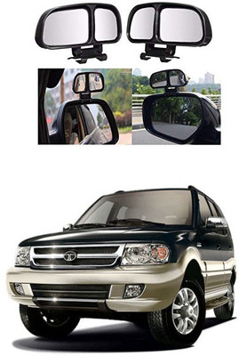 PRTEK Manual Remote Blind Spot Mirror For Tata Safari(Center)