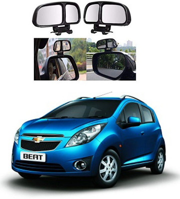 PRTEK Manual Remote Blind Spot Mirror For Chevrolet Beat(Center)