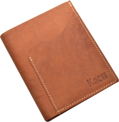 36% OFF on KNOTT Men Casual, Formal Brown Genuine Leather Wallet(6 Card Slots) 36% OFF on KNOTT Men Casual, Formal Brown Genuine Leather Wallet(6 Card Slots)