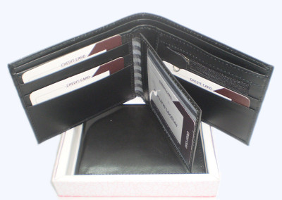 11% OFF on PE Men Casual, Formal Black Genuine Leather Wallet(4 Card Slots) 11% OFF on PE Men Casual, Formal Black Genuine Leather Wallet(4 Card Slots)