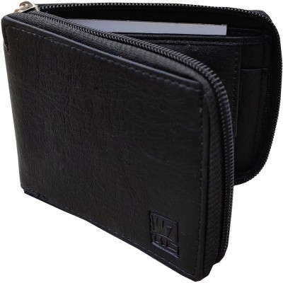 WENZEST Girls Casual Black Artificial Leather Wallet(5 Card Slots)