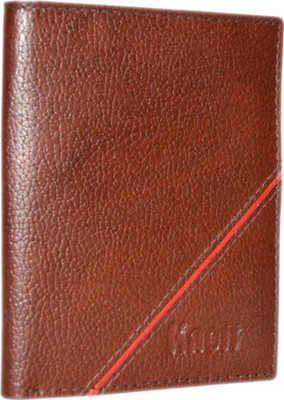 1% OFF on KNOTT Men Casual, Formal Brown Genuine Leather Wallet(5 Card Slots) 1% OFF on KNOTT Men Casual, Formal Brown Genuine Leather Wallet(5 Card Slots)