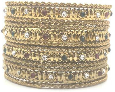 Sangita Alloy Gold-plated Bangle Set