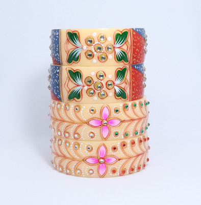 RRR Handicrafts Plastic Bangle Set(Pack of 4)