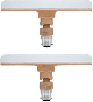PHILIPS 10 W Basic T-Bulb B22 LED Bulb(White, Pack of 2)
