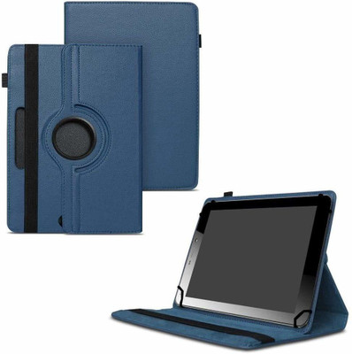 TGK Flip Cover for Micromax Funbook Mini P365 Tablet 7 Inch / Rotating Leather Case(Blue, Cases with Holder)