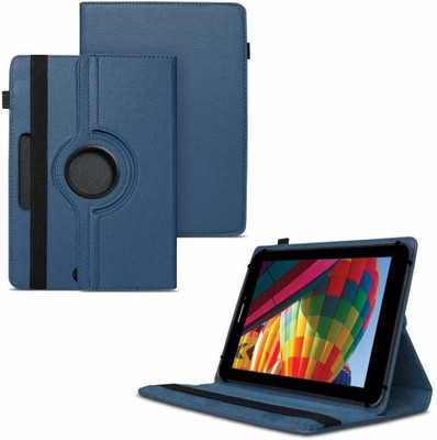 TGK Flip Cover for iBall Slide Performance Series 3G 7271-HD70 Tablet 8GB, WiFi, 3G, Voice Calling/ Rotating Case(Blue, Cases with Holder)