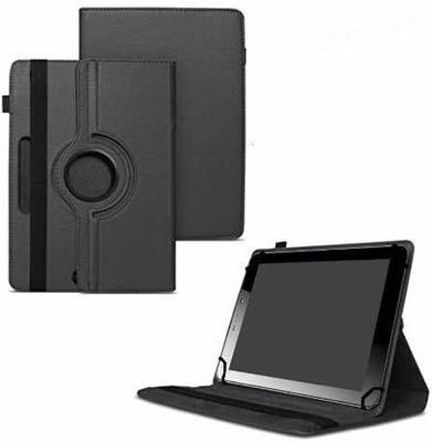 TGK Flip Cover for Micromax Funbook Mini P365 Tablet 7 Inch / Rotating Leather Case(Black, Cases with Holder)
