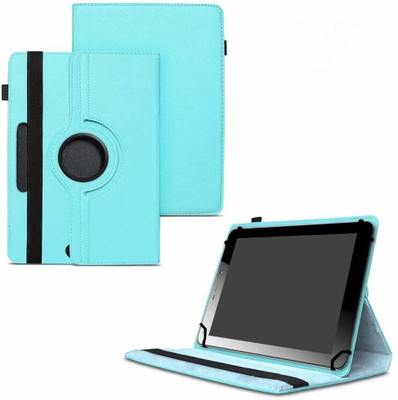 TGK Flip Cover for Micromax Funbook Mini P365 Tablet 7 Inch / Rotating Leather Case(Blue, Cases with Holder)