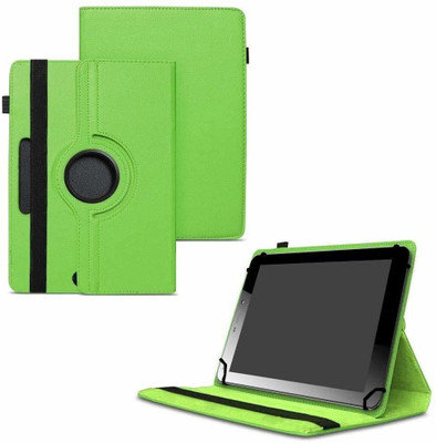 TGK Flip Cover for Micromax Funbook Mini P365 Tablet 7 Inch / Rotating Leather Case(Green, Cases with Holder)