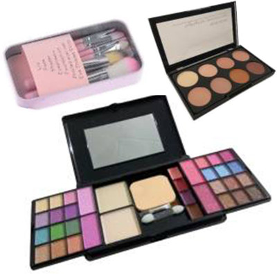 adbeni 1Pc Contour Kit, 12Pc Makeup Brush,(9 Items in the set)