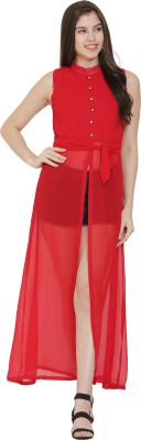 MEETNEX Women A-line Red Dress