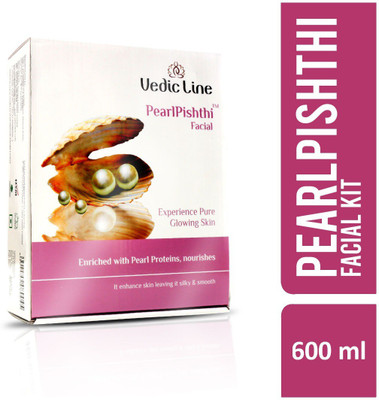 Vedic Line Pearl Pishthi Facial Kit 600 ml (Set of 6)(6 x 100 ml)