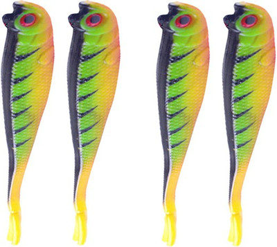 Nema Soft Bait Plastic Fishing Lure(Pack of 4, Size 13)
