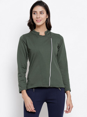 DARZI Full Sleeve Solid Women Jacket