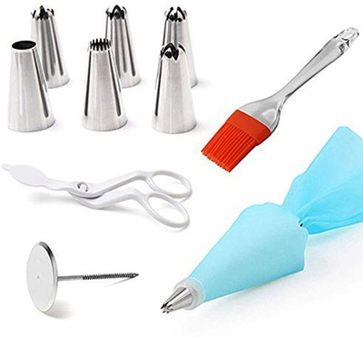 Tedemel Cake decorator Kitchen Tool Set(Silver, Baking Tools)