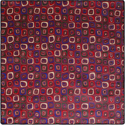 Glassiano Square Pack of 1 Table Placemat(Multicolor, Polyester)