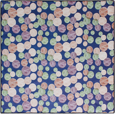 Glassiano Square Pack of 1 Table Placemat(Multicolor, Polyester)