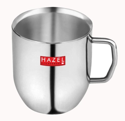 HAZEL Stainless Steel Green Tea Coffee Big Cute Plain, 300 ml Stainless Steel Coffee Mug(300 ml)
