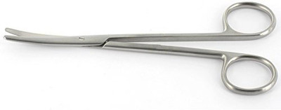 Forgesy Baby Metzenbaum Scissor Curved Metzenbaum Scissors(Blunt/Sharp Blades)