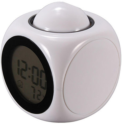 charuvi enterprises Digital White Clock