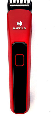 HAVELLS BT5111C Cordless Beard Trimmer with Comb (Black & Red) Trimmer 45 min  Runtime 4 Length Settings(Red, Black)