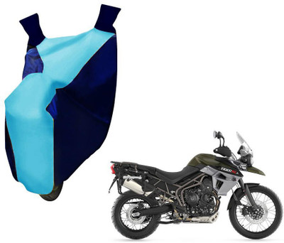WolkomHome Two Wheeler Cover for Triumph(Tiger 800 XCA, Blue)
