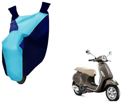 WolkomHome Two Wheeler Cover for Piaggio(Vespa VXL, Blue)