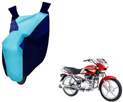 WolkomHome Two Wheeler Cover for Hero(Super Splendor, Blue)