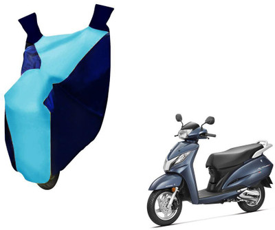 WolkomHome Two Wheeler Cover for Honda(Activa 125, Blue, Clear)