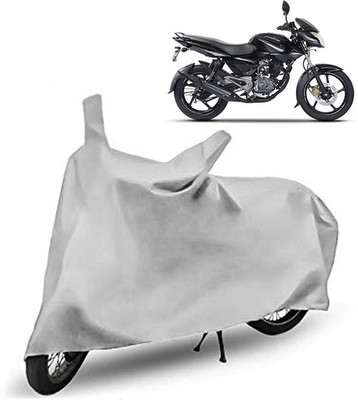 ubenio Two Wheeler Cover for Bajaj(Pulsar 135 LS DTS-i, Silver)