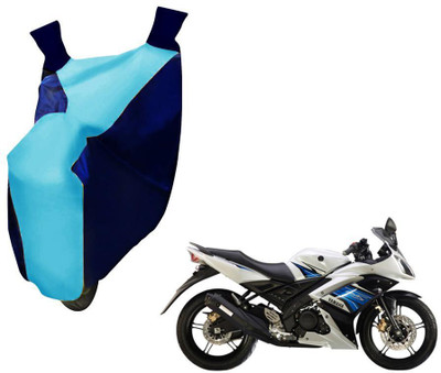 WolkomHome Two Wheeler Cover for Yamaha(YZF R15 S, Blue)
