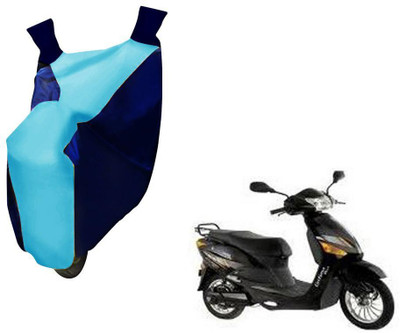 WolkomHome Two Wheeler Cover for Hero(Electric Optima, Blue)