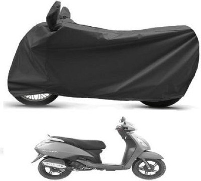 High Quality Waterproof Two Wheeler Cover for TVS(Jupiter, Black)