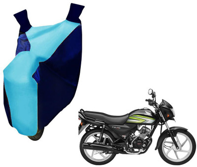 WolkomHome Two Wheeler Cover for Honda(CD, Blue, Clear)