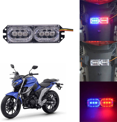 Vagary Blinking Light with Red and Blue color Mini Flasher & Strobe Light-324 Headlight Motorbike LED for Yamaha (12 V, 4 W)(FZ, Pack of 1)