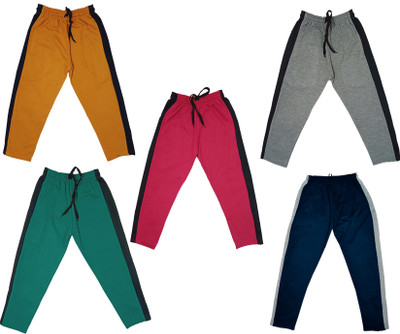 IndiWeaves Track Pant For Boys(Multicolor, Pack of 5)