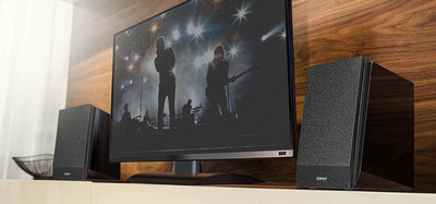 (Refurbished) Edifier R1850DB 42 W Bluetooth Home Audio Speaker(Black, 2.0 Channel)