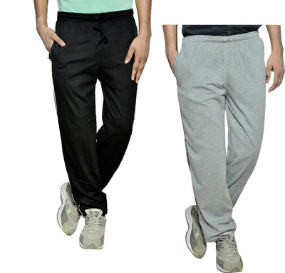 IndiWeaves Solid Men White Track Pants