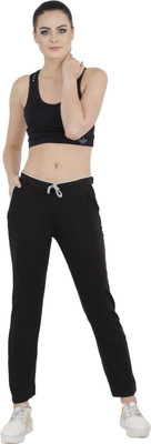 Indistar Solid Women Blue Track Pants