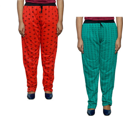 IndiWeaves Printed Women Multicolor Track Pants