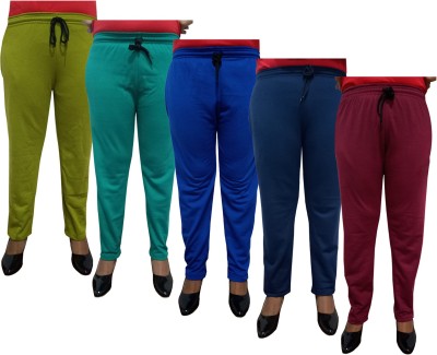 IndiWeaves Solid Women Multicolor Track Pants