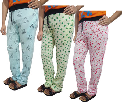 Indistar Printed Women Pink Track Pants