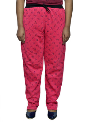 IndiWeaves Printed Women Pink Track Pants