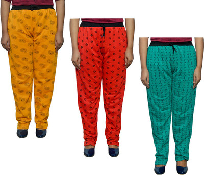 Indistar Printed Women Green Track Pants